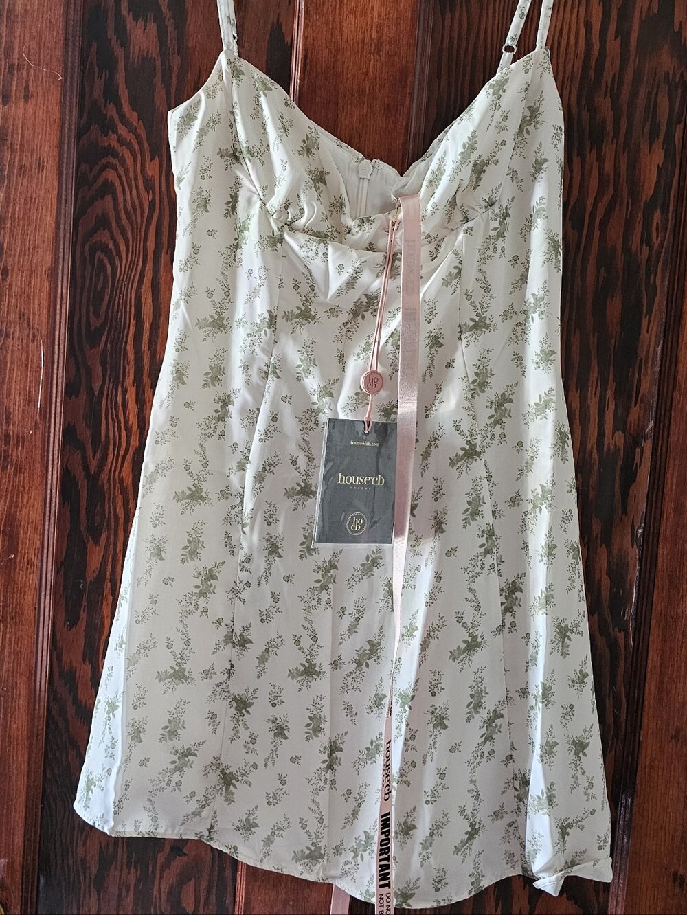 House of CB Christina Garden Party Floral Sweetheart Mini Dress - Picture 6 of 9